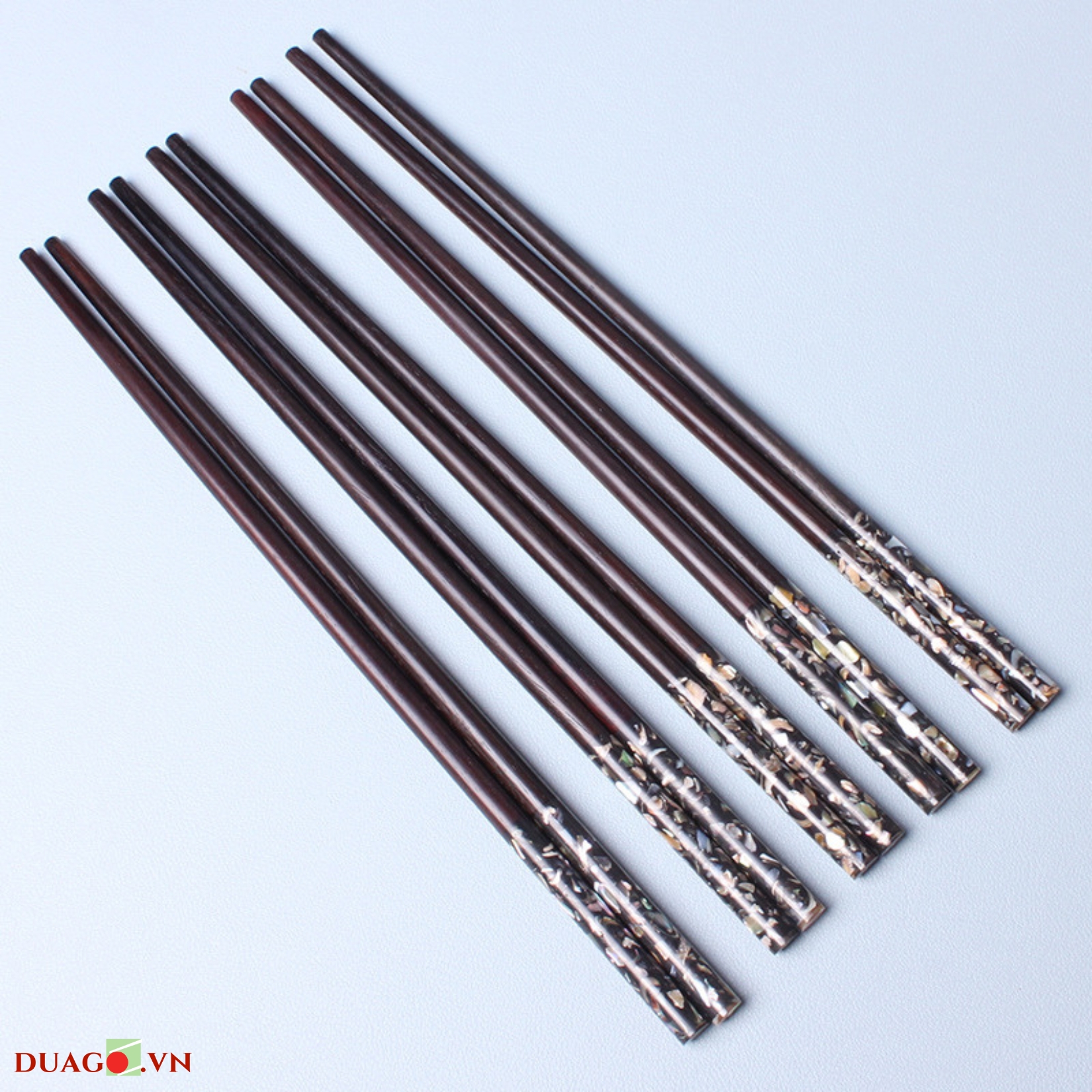 Đũa Tròn bằng gỗ Trắc khảm Cửu Khổng00002